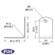 2 Hole L Bracket - 40mm x 25mm - Pack of 4